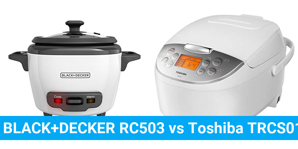 BLACK+DECKER RC503 vs Toshiba TRCS01
