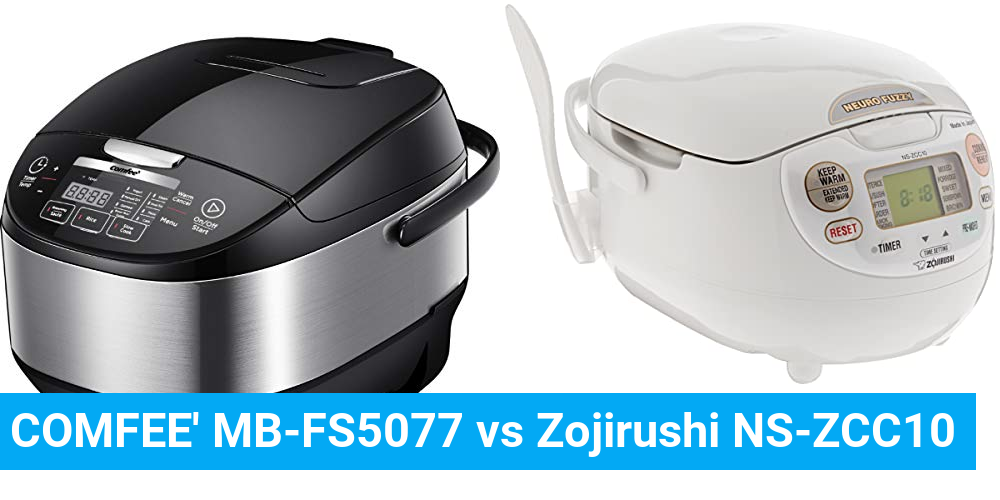 COMFEE’ MB-FS5077 vs Zojirushi NS-ZCC10