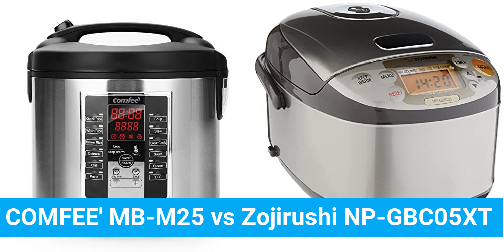 COMFEE’ MB-M25 vs Zojirushi NP-GBC05XT