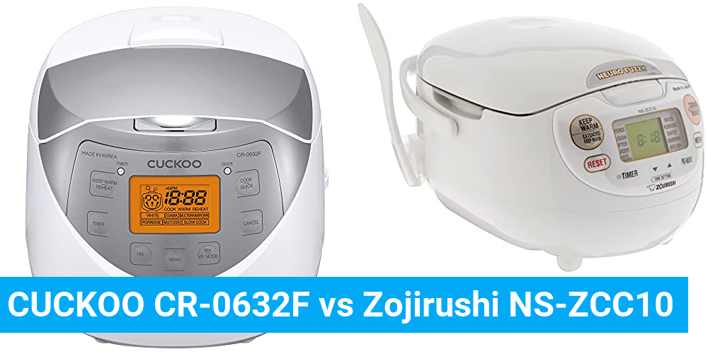 CUCKOO CR-0632F vs Zojirushi NS-ZCC10