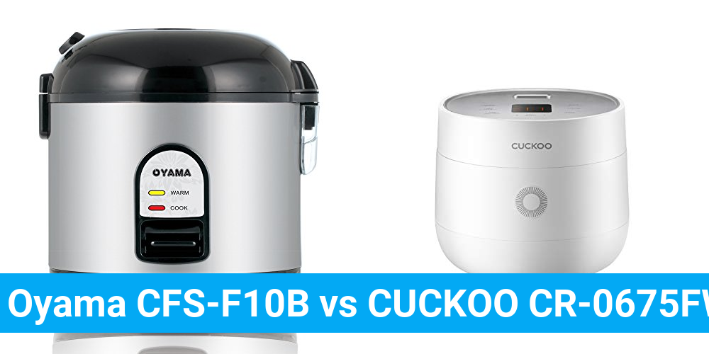 Oyama CFS-F10B vs CUCKOO CR-0675FW