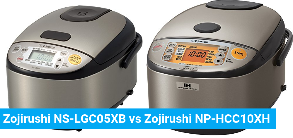 Zojirushi NS-LGC05XB vs Zojirushi NP-HCC10XH