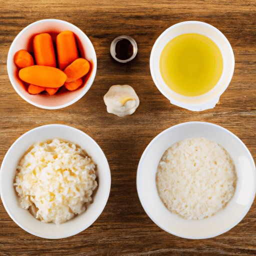 chinese carrot rice ingredients