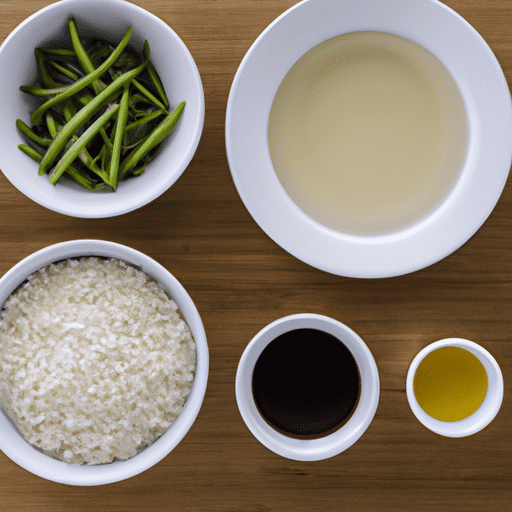 chinese green bean rice ingredients