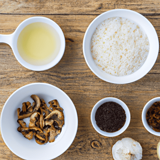 chinese mushroom rice ingredients