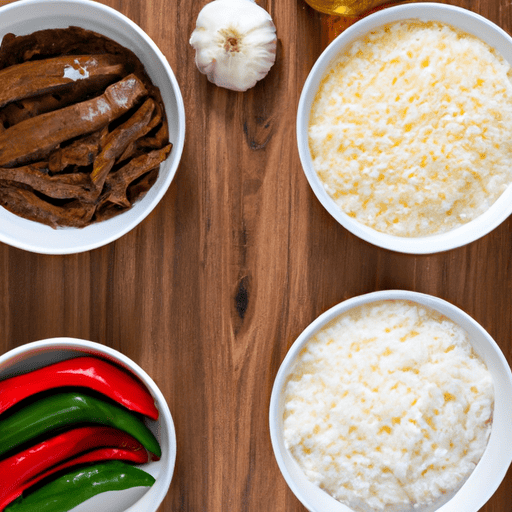 chinese steak rice ingredients