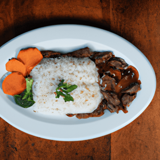 chinese steak rice