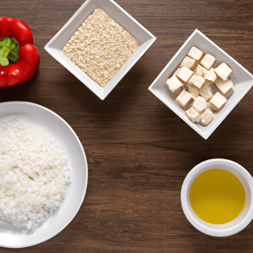 chinese tofu rice ingredients