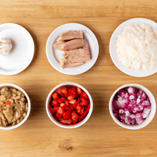 chinese tuna rice ingredients