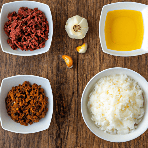 filipino ground beef rice ingredients