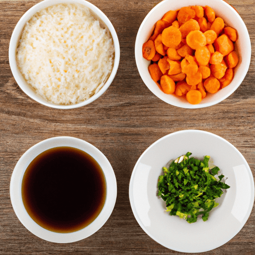 fujan  carrot rice ingredients