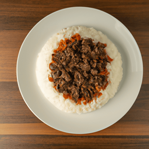 fujan  ground beef rice