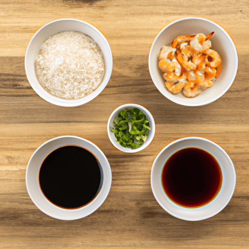 fujan  shrimp rice ingredients