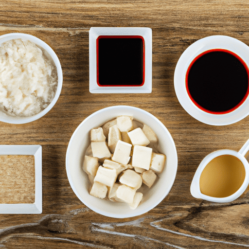 fujan  tofu rice ingredients