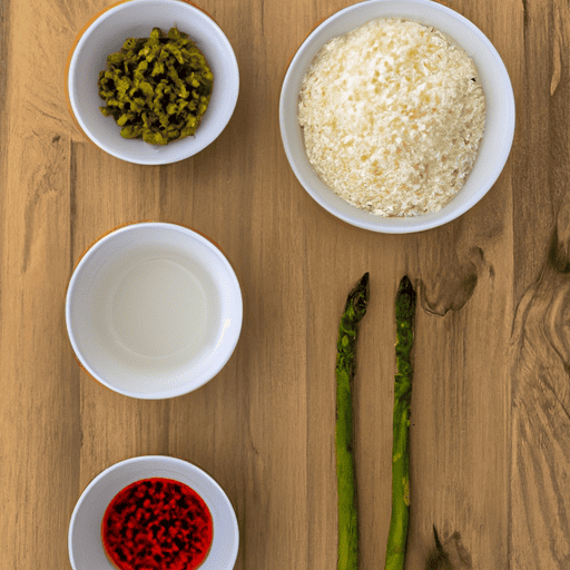garlic asparagus rice ingredients