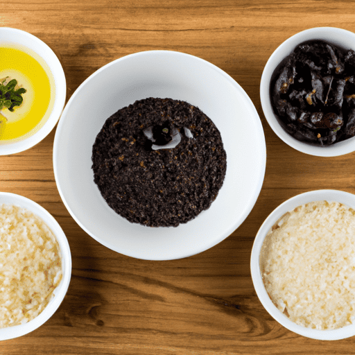 garlic black bean rice ingredients