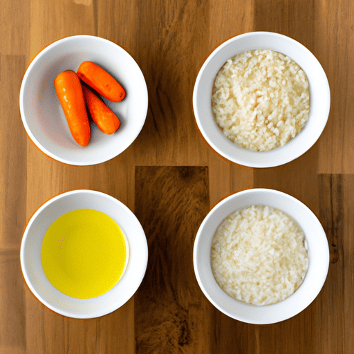 garlic carrot rice ingredients