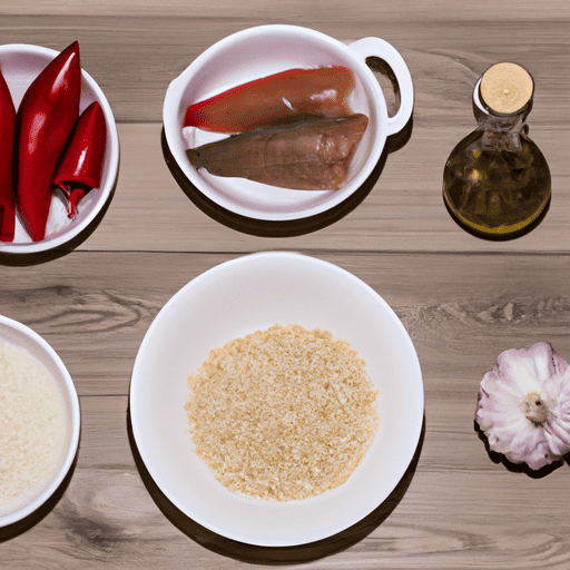 garlic catfish rice ingredients