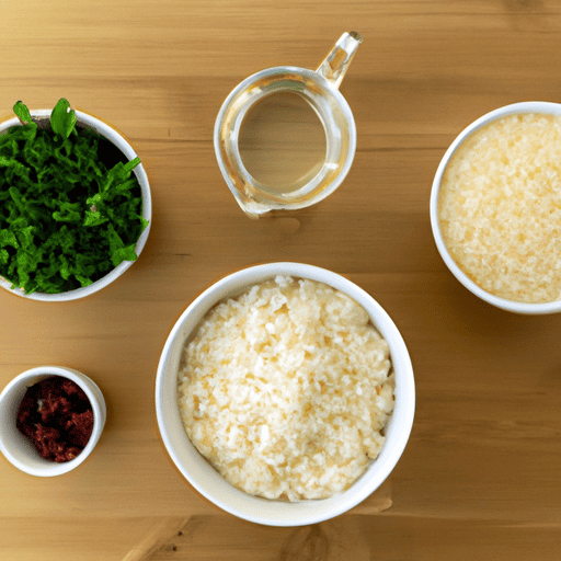 garlic green bean rice ingredients