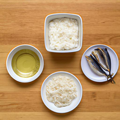 garlic mackeral rice ingredients