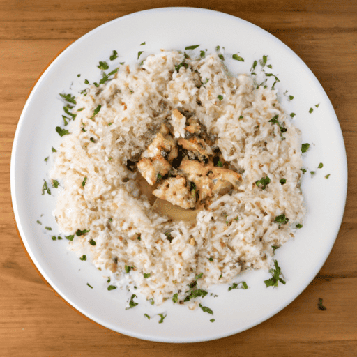 Garlic Swordfish Rice Recipe