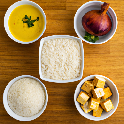 indian tofu rice ingredients