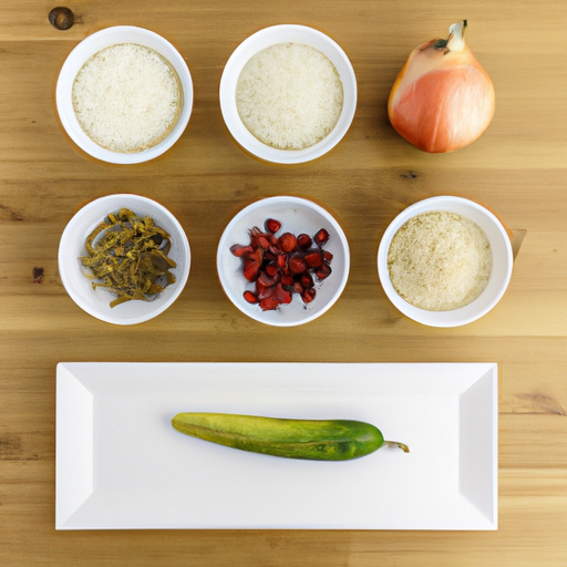 indian zucchini rice ingredients
