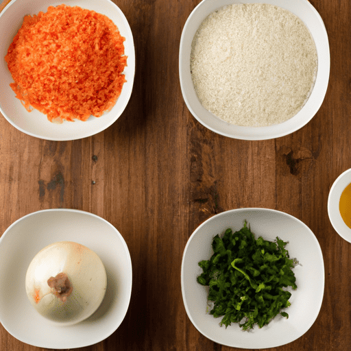 indonesian carrot rice ingredients