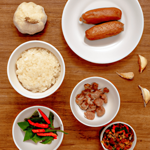 indonesian sausage rice ingredients
