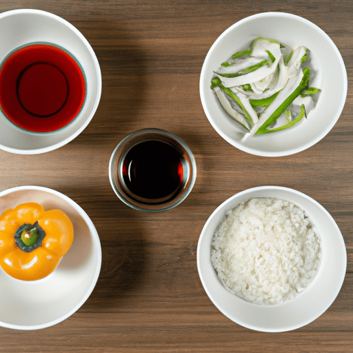 japanese bell pepper rice ingredients