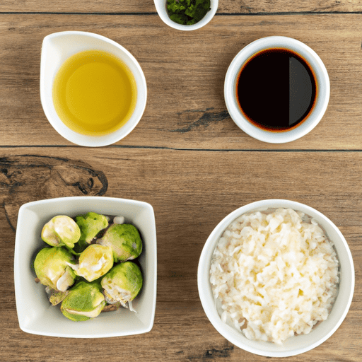 japanese brussel sprout rice ingredients