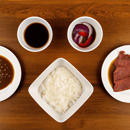 japanese steak rice ingredients