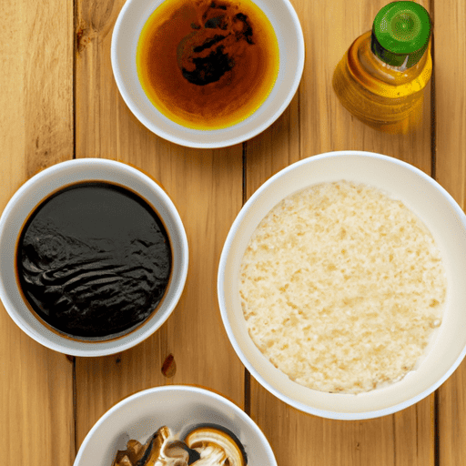 korean mushroom rice ingredients