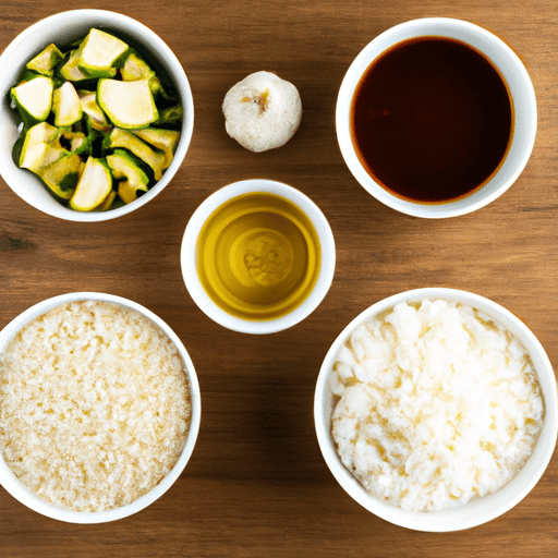 korean zucchini rice ingredients