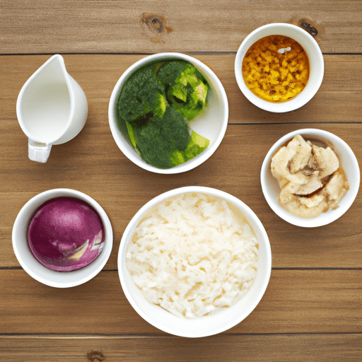 malaysian broccoli rice ingredients