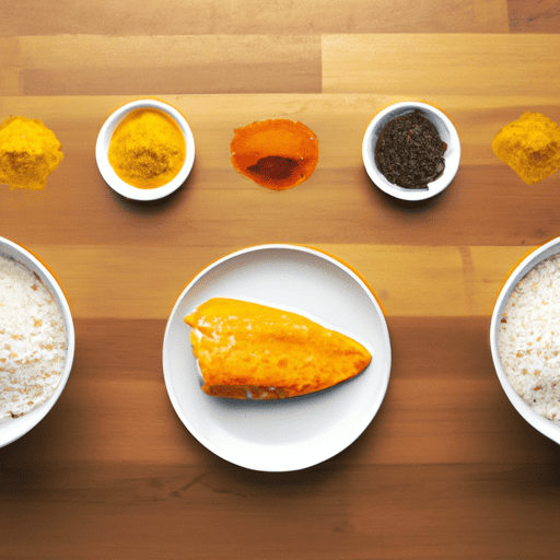 malaysian halibut rice ingredients