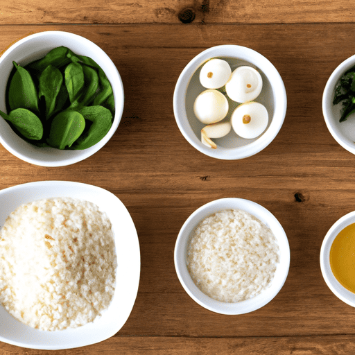 nigerian spinach rice ingredients