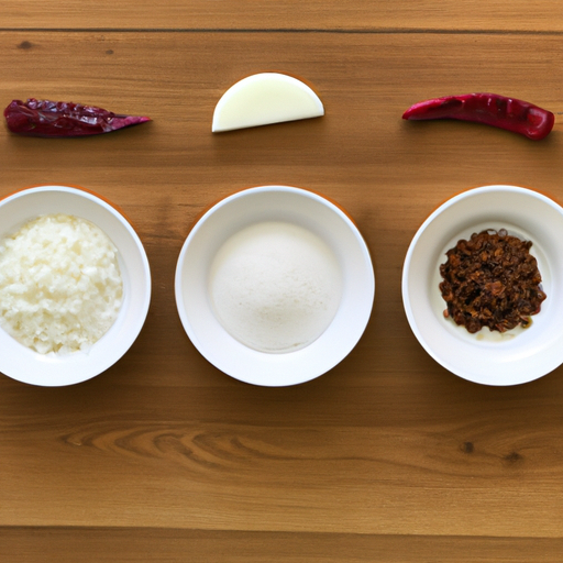 spicy cheese rice ingredients