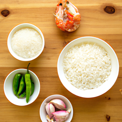 spicy prawns rice ingredients