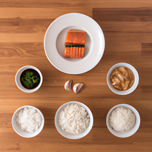 spicy salmon rice ingredients