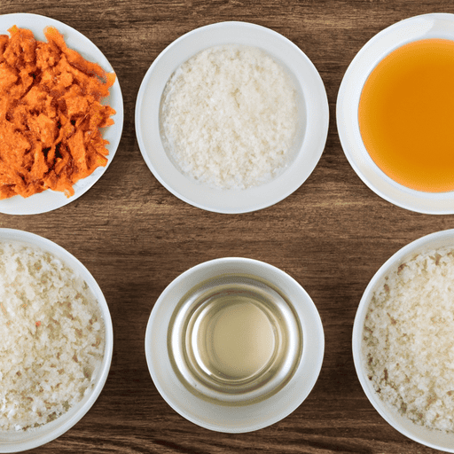 thai carrot rice ingredients