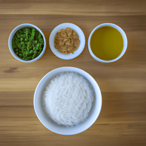 thai green bean rice ingredients
